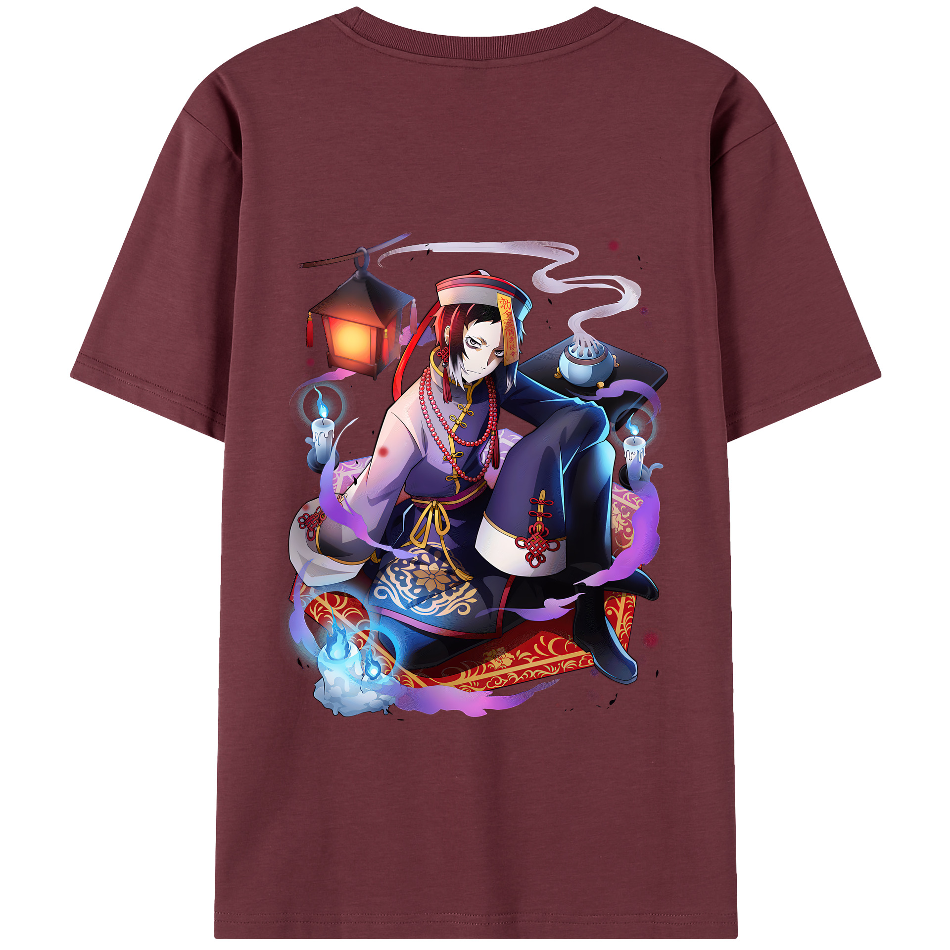 （画像用） 文豪ストレイドッグス Bungo Stray Dogs 綿100％半袖Tシャツ（背面プリント）